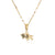 Ig Style Simple Style Animal Key Copper Plating Inlay Zircon Gold Plated Pendant Necklace