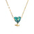 Ig Style Simple Style Animal Key Copper Plating Inlay Zircon Gold Plated Pendant Necklace