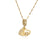 Ig Style Simple Style Animal Key Copper Plating Inlay Zircon Gold Plated Pendant Necklace