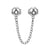 Ig Style Simple Style Geometric Metal Plating Inlay Rhinestones Jewelry Accessories