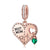 Ig Style Simple Style Heart Shape Footprint Flower Sterling Silver Inlay Zircon Jewelry Accessories