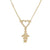 Ig Style Simple Style Human Heart Shape Copper Gold Plated Zircon Pendant Necklace In Bulk