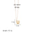 Ig Style Simple Style Letter Stainless Steel Copper Polishing Plating 18k Gold Plated Pendant Necklace