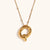 Ig Style Simple Style Letter Stainless Steel Plating 18k Gold Plated Pendant Necklace