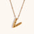 Ig Style Simple Style Letter Stainless Steel Plating 18k Gold Plated Pendant Necklace