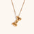 Ig Style Simple Style Letter Stainless Steel Plating 18k Gold Plated Pendant Necklace