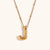 Ig Style Simple Style Letter Stainless Steel Plating 18k Gold Plated Pendant Necklace