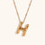 Ig Style Simple Style Letter Stainless Steel Plating 18k Gold Plated Pendant Necklace