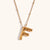 Ig Style Simple Style Letter Stainless Steel Plating 18k Gold Plated Pendant Necklace