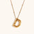 Ig Style Simple Style Letter Stainless Steel Plating 18k Gold Plated Pendant Necklace