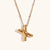 Ig Style Simple Style Letter Stainless Steel Plating 18k Gold Plated Pendant Necklace