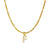 Ig Style Simple Style Letter Stainless Steel Plating Inlay Zircon 18k Gold Plated Pendant Necklace