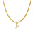 Ig Style Simple Style Letter Stainless Steel Plating Inlay Zircon 18k Gold Plated Pendant Necklace