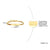 Ig Style Simple Style Rectangle Stainless Steel Polishing Plating 18k Gold Plated Bracelets