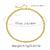 Ig Style Simple Style Solid Color Copper Plating Chain 18k Gold Plated Necklace