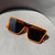 Ig Style Simple Style Solid Color Pc Square Full Frame Women's Sunglasses