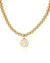 Ig Style Simple Style Solid Color Stainless Steel Plating 18k Gold Plated Pendant Necklace