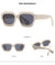 Ig Style Solid Color Ac Square Full Frame Men's Sunglasses