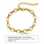 Ig Style Solid Color Stainless Steel Plating 18k Gold Plated Bracelets