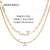 Ig Style Solid Color Stainless Steel Plating 18k Gold Plated Necklace