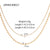 Ig Style Solid Color Stainless Steel Plating 18k Gold Plated Necklace