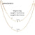 Ig Style Solid Color Stainless Steel Plating 18k Gold Plated Necklace