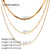 Ig Style Solid Color Stainless Steel Plating 18k Gold Plated Necklace