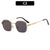 Ig Style Streetwear Solid Color Ac Square Full Frame Women's Sunglasses