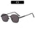 Ig Style Streetwear Solid Color Ac Square Full Frame Women's Sunglasses