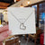 Ig Style Sweet Heart Shape Titanium Steel Plating Pendant Necklace