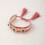 Ig Style Vacation Roman Style Devil's Eye Cloth Copper Wristband In Bulk