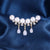 Ig Style Water Droplets Alloy Inlay Rhinestones Pearl Women's Brooches 1 Piece