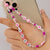 Imitation Pearl Glass Rice Beads Bohemian Style Mobile Phone Lanyard Wholesale