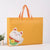 In Stock Hot-pressed Non-woven Clothing Bag Smile Face Facial Expression Bag Color Printing Children's Clothing Bag Advertising Handbag Printing LO