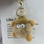 In Stock Mink Fur Rabbit Fur Small Coal Ball Pendant Keychain Internet Popular Doll Monster Sunglasses Cute Bag Pendant