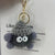 In Stock Mink Fur Rabbit Fur Small Coal Ball Pendant Keychain Internet Popular Doll Monster Sunglasses Cute Bag Pendant