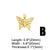 Ins Style Butterfly Copper Plating Inlay Pearl Zircon 18k Gold Plated Pendants Jewelry Accessories