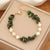 Ins Style Commute Irregular Stainless Steel Imitation Pearl Natural Stone Beaded Bracelets