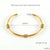 Ins Style Cross Snake Stainless Steel Plating 18k Gold Plated Bangle