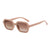 Ins Style Fashion Korean Style Pc Resin Oval Frame Full Frame Women's Sunglasses