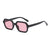 Ins Style Fashion Korean Style Pc Resin Oval Frame Full Frame Women's Sunglasses