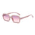 Ins Style Fashion Korean Style Pc Resin Oval Frame Full Frame Women's Sunglasses