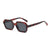 Ins Style Fashion Korean Style Pc Resin Oval Frame Full Frame Women's Sunglasses