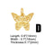 Ins Style Hippocampus Dragonfly Butterfly Copper Plating Inlay Zircon 18k Gold Plated Pendants Jewelry Accessories