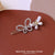 Ins Style Letter Flower Butterfly Imitation Pearl Alloy Plating Inlay Rhinestones Hair Clip