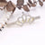 Ins Style Letter Flower Butterfly Imitation Pearl Alloy Plating Inlay Rhinestones Hair Clip