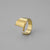 Ins Style Letter Titanium Steel Plating Open Ring