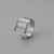 Ins Style Letter Titanium Steel Plating Open Ring