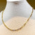 Ins Style Printing Stainless Steel Plating Chain 14k Gold Plated Necklace