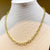 Ins Style Printing Stainless Steel Plating Chain 14k Gold Plated Necklace